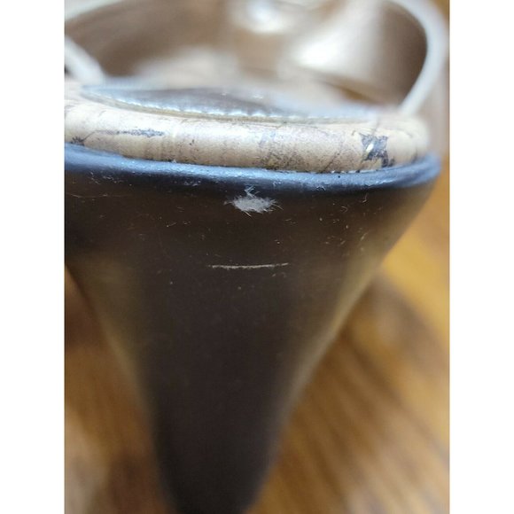 Women's Croft & Barrow Sole‎ (Sense) Ability Heel Sandals cork sz 8.5 M - Picture 8 of 9